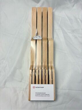 Wusthof Wooden In-Drawer Knife Organizer - Natural Wood
